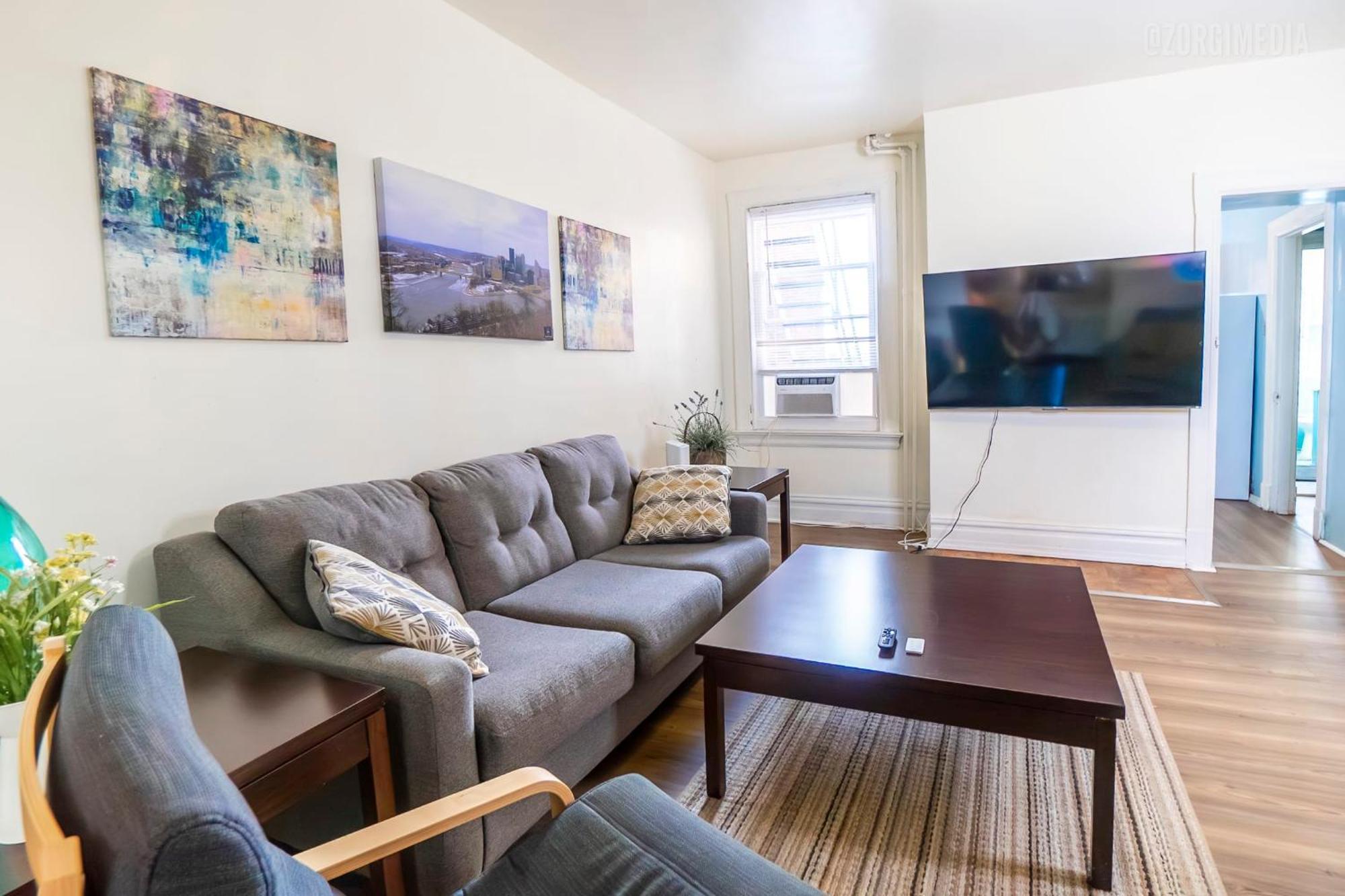 Stylish Apt - 2 Queen Bed - Easy Hospital Access Pittsburgh Buitenkant foto
